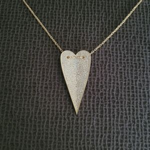 Mary Louise Designs Elongated Heart❤ Slider Pendant Necklace